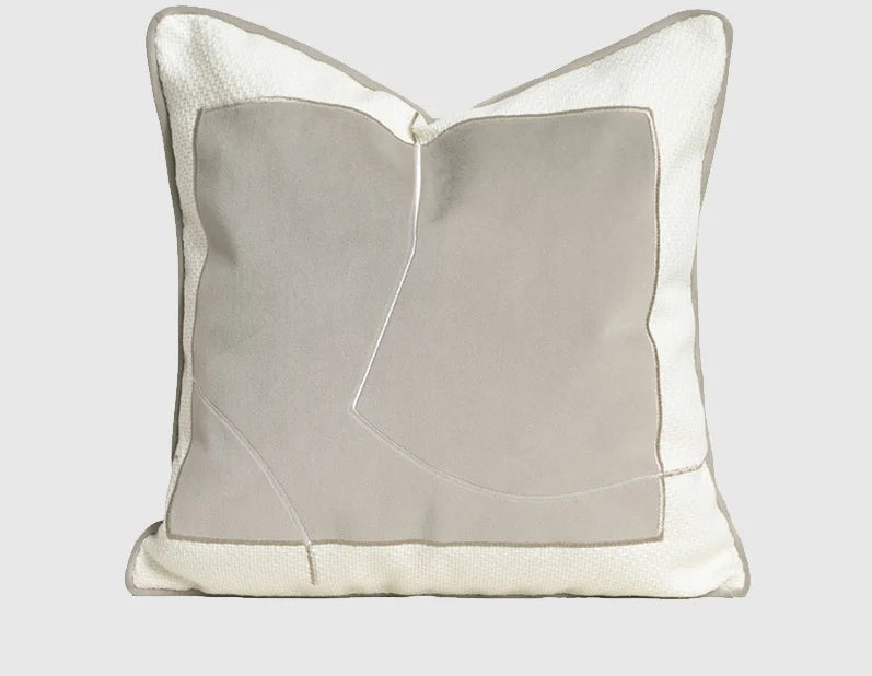 Cappuccino Tone Luxury Decorative Pillowcase 45x45cm