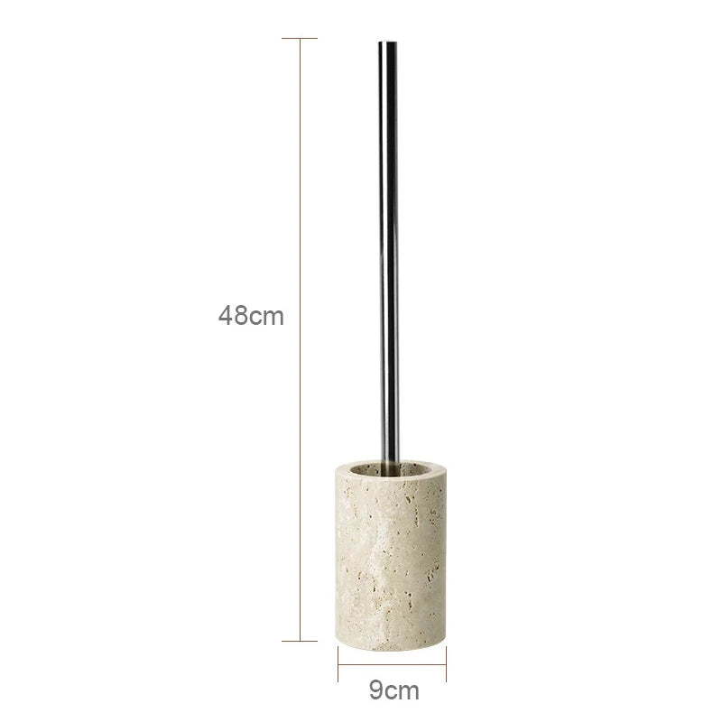 Beige Travertine Natural Marble Bathroom Accessories Set