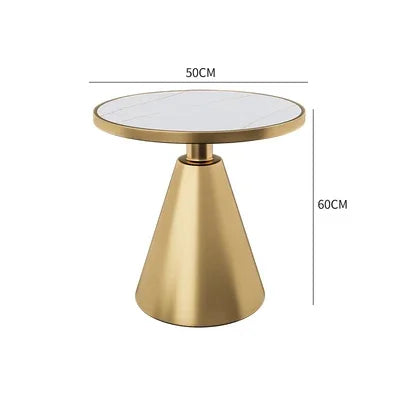 Luxury Modern Round Coffee Table - Minimalist Nordic Design
