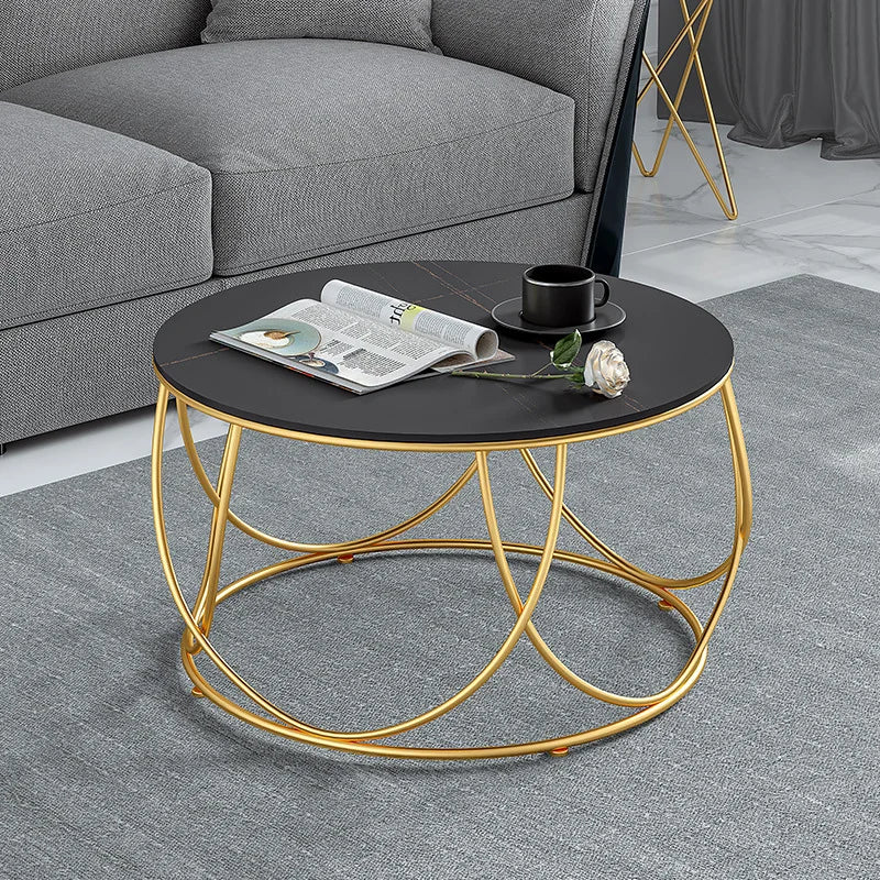 Luxury Minimalist Metal Side Table for Living Room