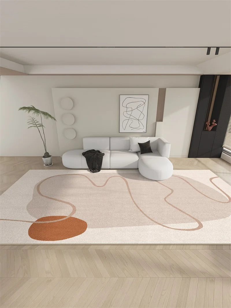 Light Luxury Carpets for Living Room Fluffy Soft Lounge Abstract Rug Large Area Thick Bedroom Decor Carpet Home Plush Floor Mat - HOMELIVING
