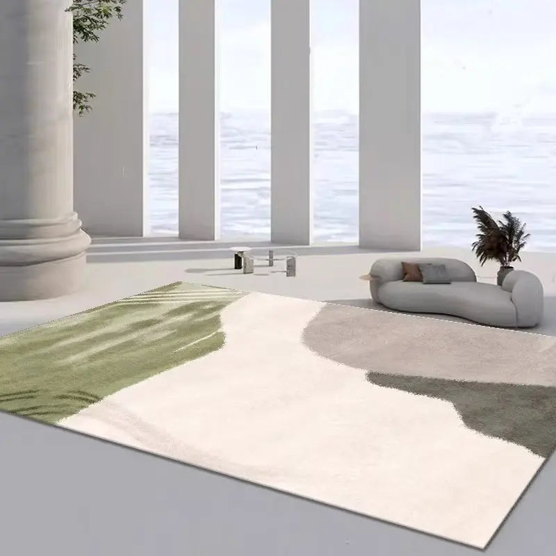 Japanese Minimalist Carpet for Living Room Area Rugs Decor Bedroom Soft Elastic Outdoor Floor Mats Washable - HOMELIVING