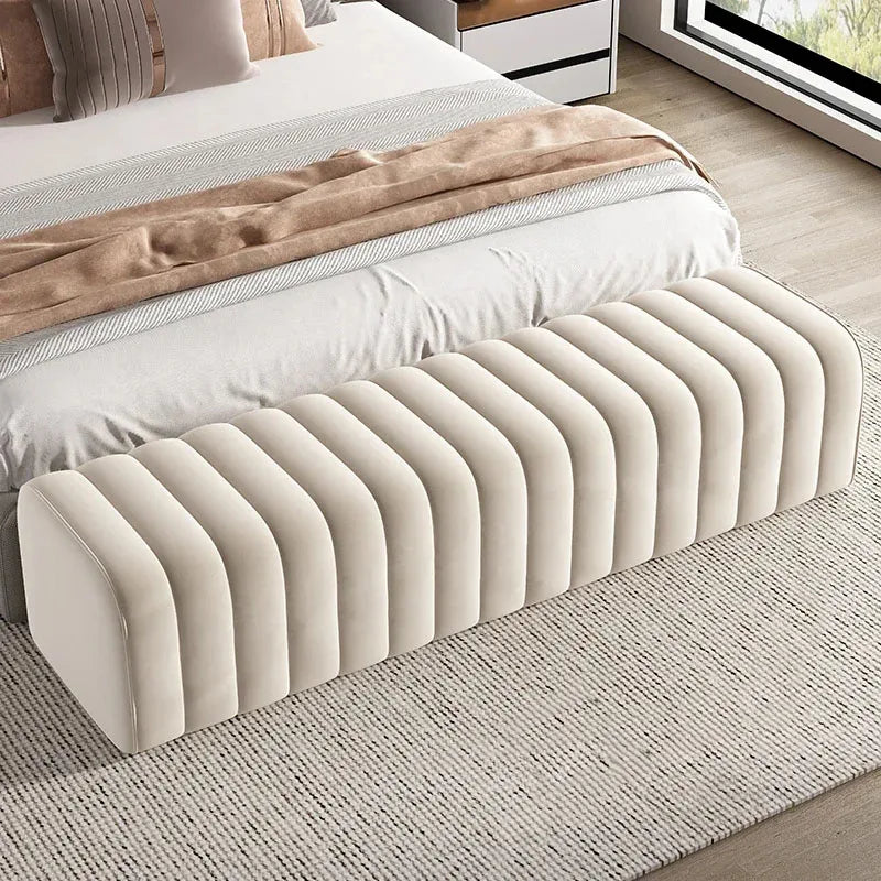 Nordic Shoe-changing Stool Home Furniture Doorway Ottoman Comfortable Soft Bag Bench Cloakroom Sofa Side Stools U - HOMELIVING