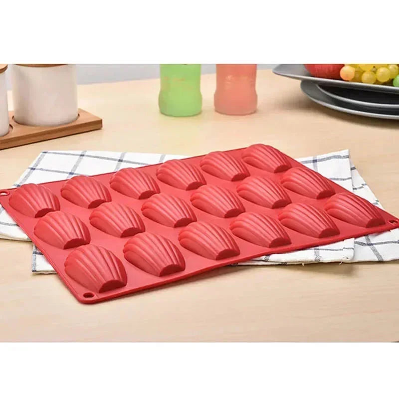 Madeleine Silicone Cookie Mold - HOMELIVING
