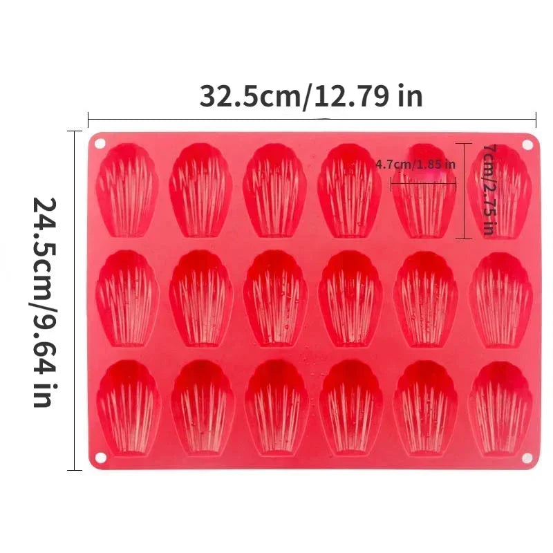 Madeleine Silicone Cookie Mold - HOMELIVING