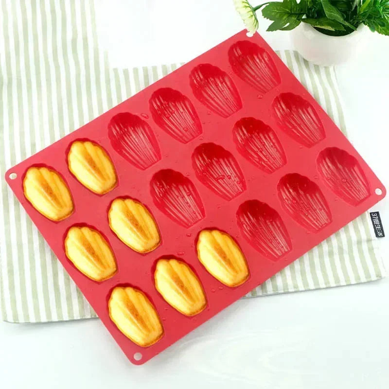 Madeleine Silicone Cookie Mold - HOMELIVING