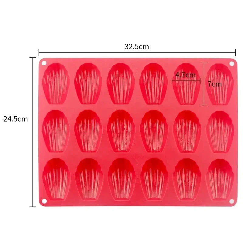 Madeleine Silicone Cookie Mold - HOMELIVING