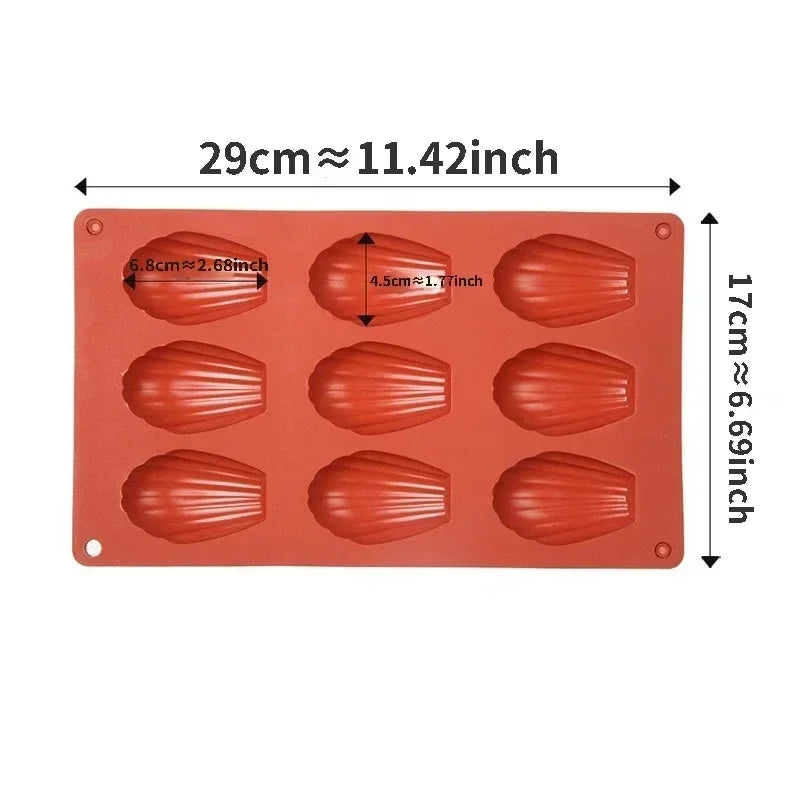 Madeleine Silicone Cookie Mold - HOMELIVING