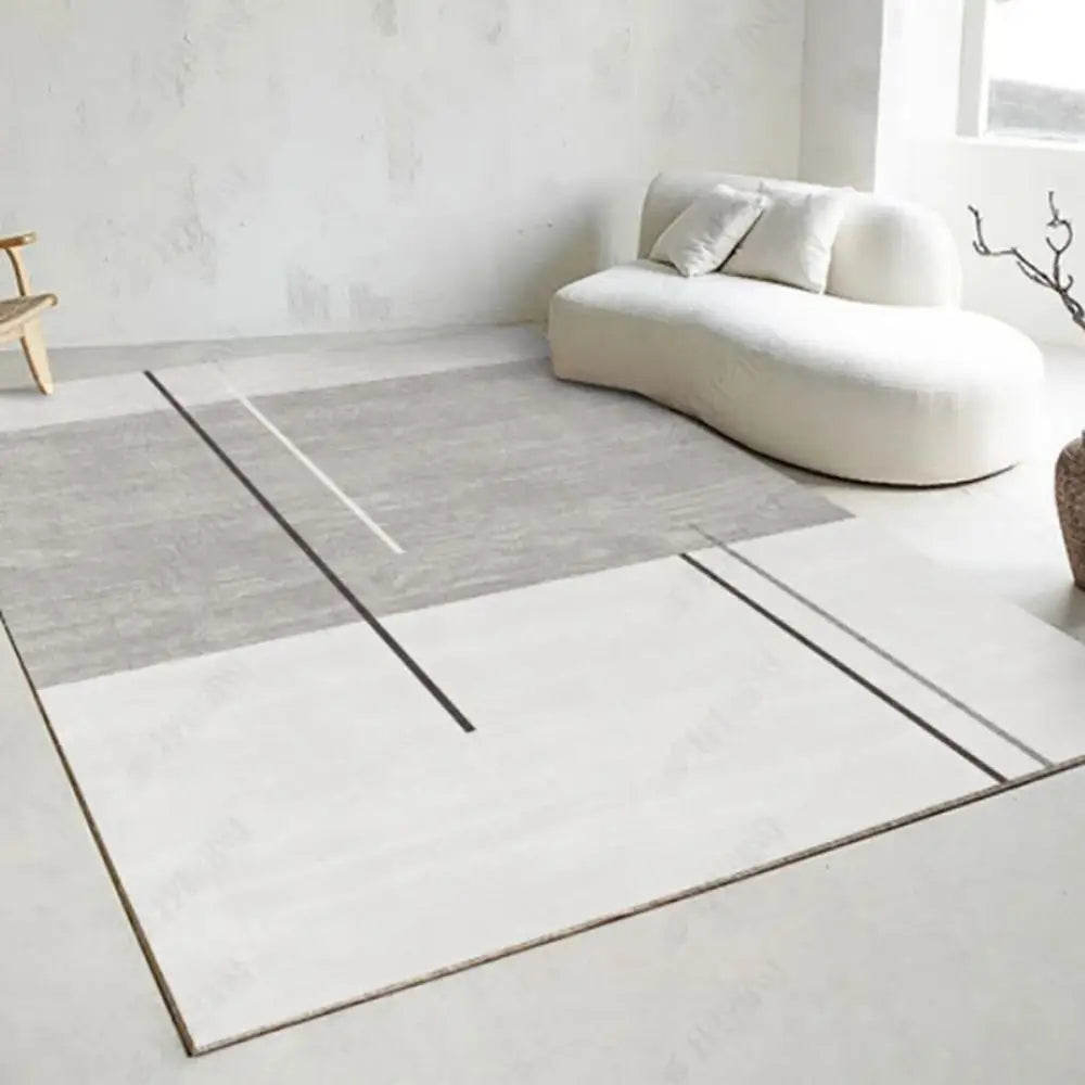 VIKAMA Crystal Pile Modern Simple Bedroom Carpet Light Luxury Premium Tea Table Rug Scandinavian Living Room Sofa Full Floor Mat - HOMELIVING