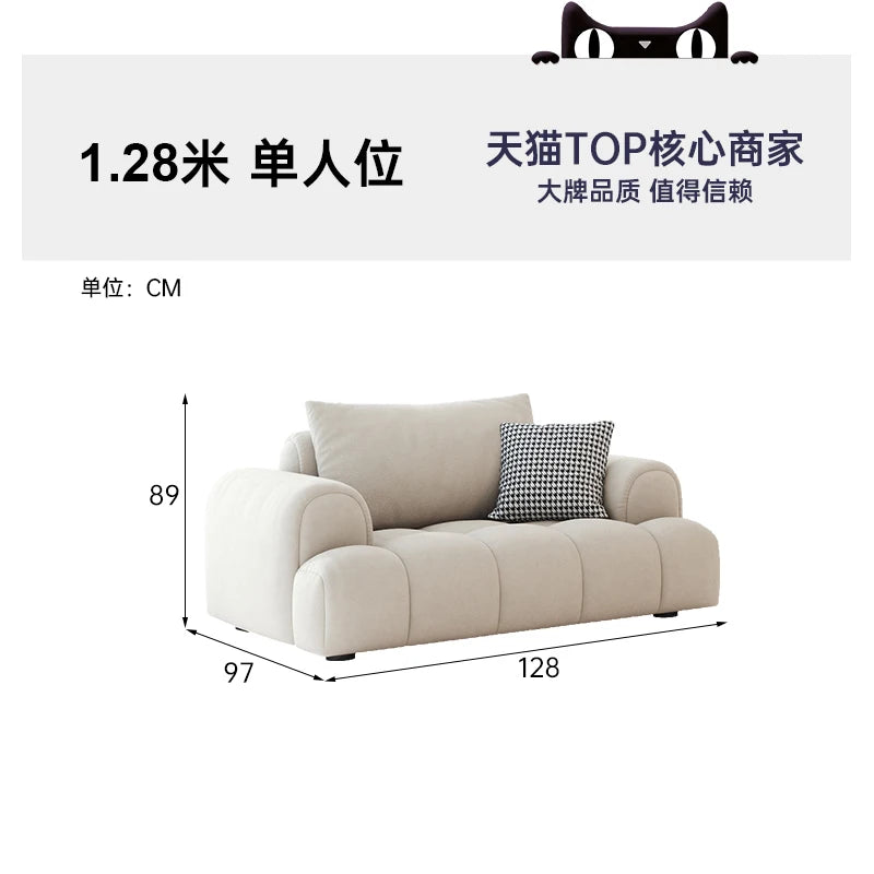 Lazy Living Room Sofa Bed Modern Sleeper Floor Cloud Couch Sofa Lounge Luxury Sofa Sala De Estar Furniture Living Room Sofa Set - HOMELIVING