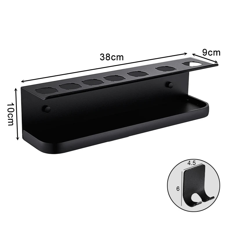 Hairdryer Holder Wall Mount - HOMELIVING