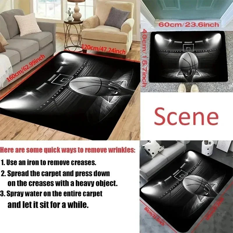 Feather Large Carpet Living Room Decor Mat Non-slip Doormats Bathroom Kitchen Foot Pad Washable Rugs for Home Bedroom Bedside - HOMELIVING