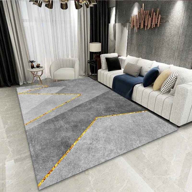 Feather Large Carpet Living Room Decor Mat Non-slip Doormats Bathroom Kitchen Foot Pad Washable Rugs for Home Bedroom Bedside - HOMELIVING