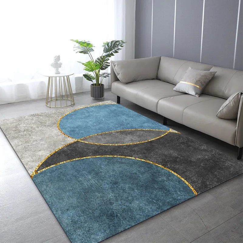 Feather Large Carpet Living Room Decor Mat Non-slip Doormats Bathroom Kitchen Foot Pad Washable Rugs for Home Bedroom Bedside - HOMELIVING