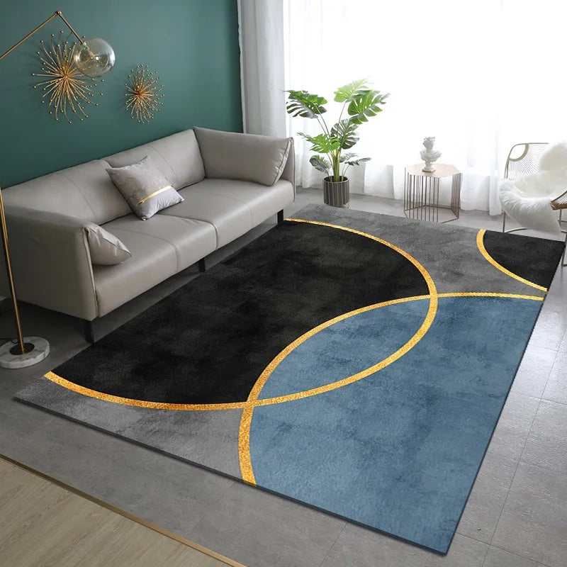 Feather Large Carpet Living Room Decor Mat Non-slip Doormats Bathroom Kitchen Foot Pad Washable Rugs for Home Bedroom Bedside - HOMELIVING