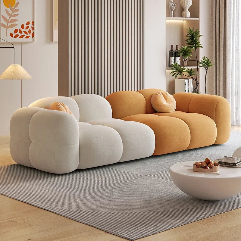 Modern Living Room Sofas Salon Lazy Sectional Corner Bubble Cloud Floor Sofas Recliner Puffs Sofa Con Relleno Room Furniture - HOMELIVING