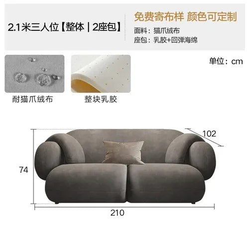 Living Room Sofas Modern European Sofa Puffs Cloud Lazy Lounge Sectional Bean Bag Apartment Muebles Para El Hogar Home Furniture - HOMELIVING