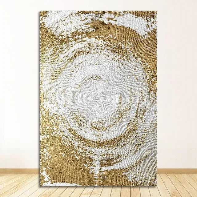 Wall Art Canvas Painting for Luxury Living Room Decoration Black Gold-Smelting Art Posters Prints Interior Elegant Room Pictures - HOMELIVING