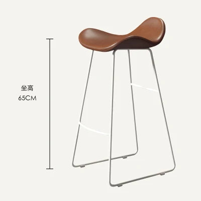 Design Nordic Bar Stools Living Room Accent Reception Desks Soft Long Dining Chairs Ergonomic Relaxing Banqueta Garden Furniture - HOMELIVING