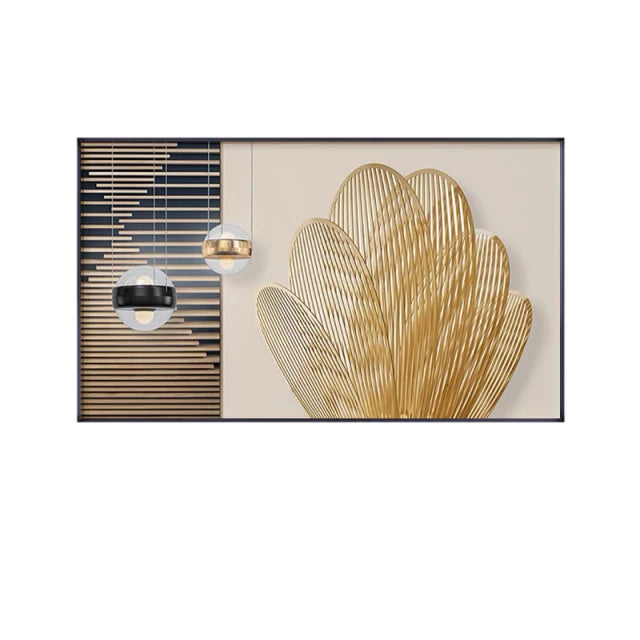 Luxury Modern Minimalist Abstract Gold Poster Prints Nordic Decor Wall Art Canvas Painting Wall Pictures for Living Room Decor - HOMELIVING