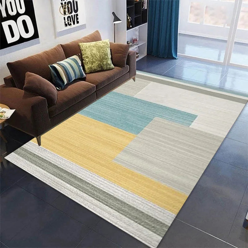 Modern Abstract Geometric Pattern Non-slip Floor Mat