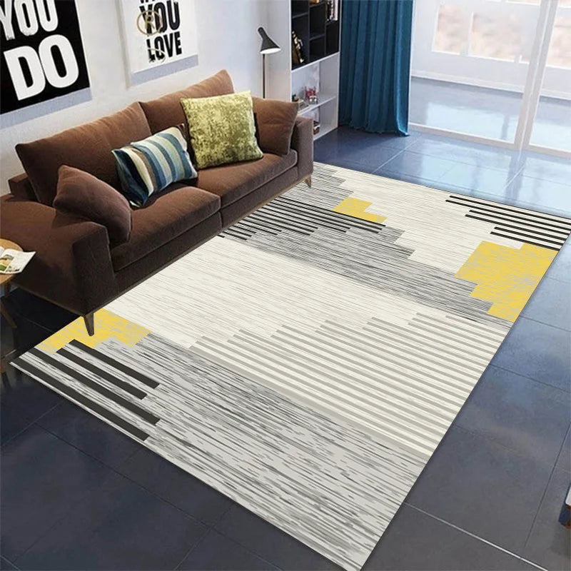 Modern Abstract Geometric Pattern Non-slip Floor Mat