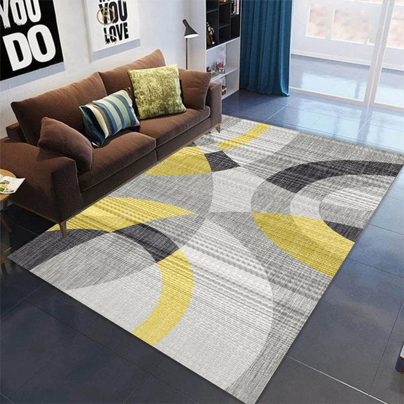 Modern Abstract Geometric Pattern Non-slip Floor Mat