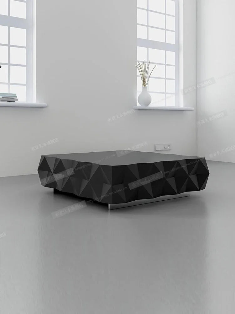Luxury Modern Living Room Simple Modern Italian Minimalist Stainless Steel High-Grade Designer Coffee Table - HOMELIVING