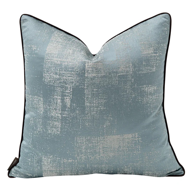 Orange Gray Square Throw Pillow Cover 50x50cm
