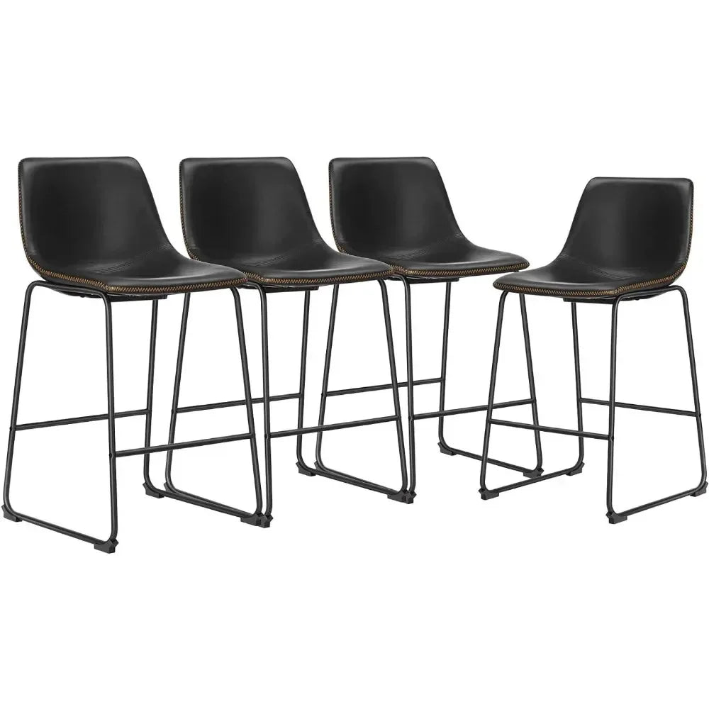 Bar Stools Set of 4 - HOMELIVING