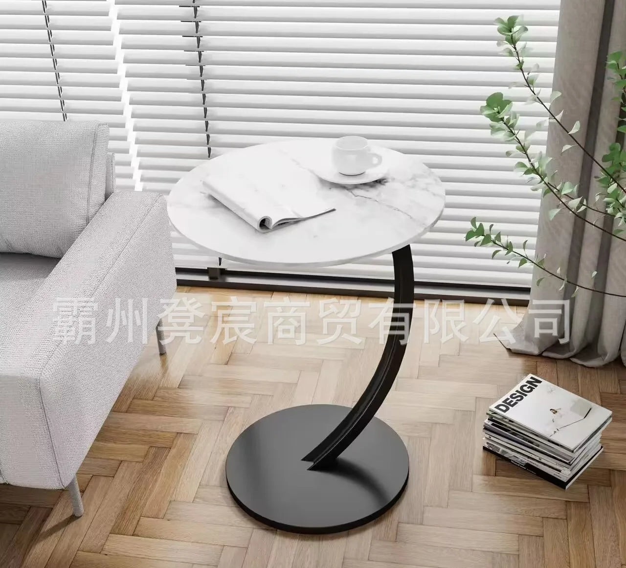 Mobile Side Table, Small Coffee Table, Cream Style, Creative Sofa Side Table, Modern and Simple Home Balcony Table - HOMELIVING