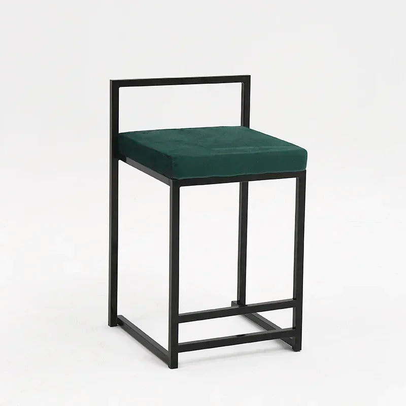 Nordic Designer Bar Chair Modern Bar Stool Industrial Style Barstool Nordic Backrest Banquet Kitchen Silla De Bar Furniture HY - HOMELIVING