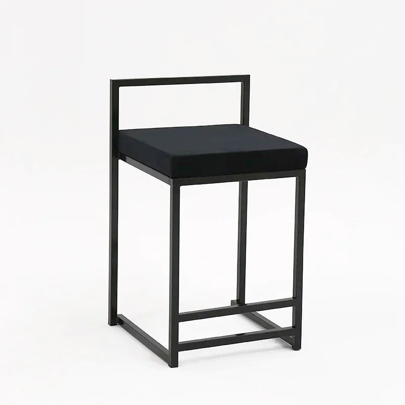 Nordic Designer Bar Chair Modern Bar Stool Industrial Style Barstool Nordic Backrest Banquet Kitchen Silla De Bar Furniture HY - HOMELIVING