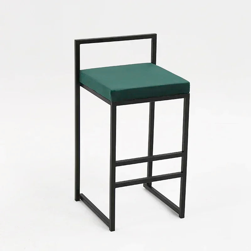 Nordic Designer Bar Chair Modern Bar Stool Industrial Style Barstool Nordic Backrest Banquet Kitchen Silla De Bar Furniture HY - HOMELIVING