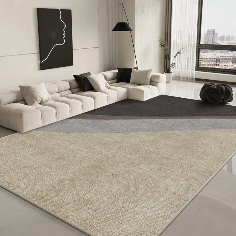 Living Room Carpet Large Size Home Decoration Rug French Minimalist Style Anti-fall Coffee Table Sofa Floor Mat Alfombra 거실 카펫 - HOMELIVING