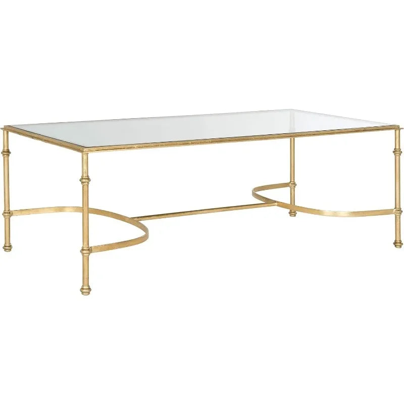 Coffee Table, Crafted of Iron and Glass,add The Perfect Accent To Your Home - HOMELIVING