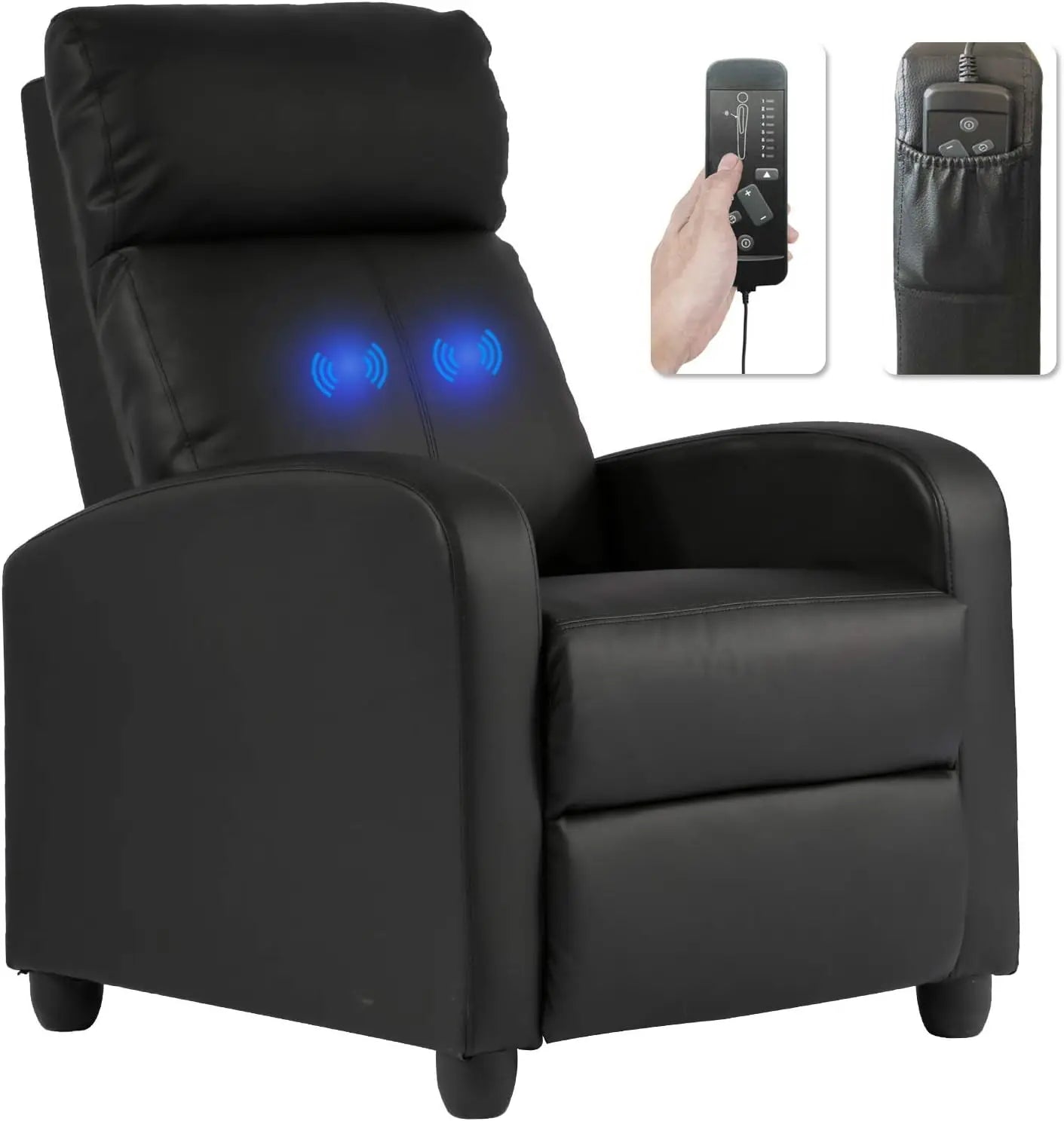 Chair for Living Room Massage Recliner Sofa Reading Chair Winback Single Sofa Home Theater Seating - HOMELIVING