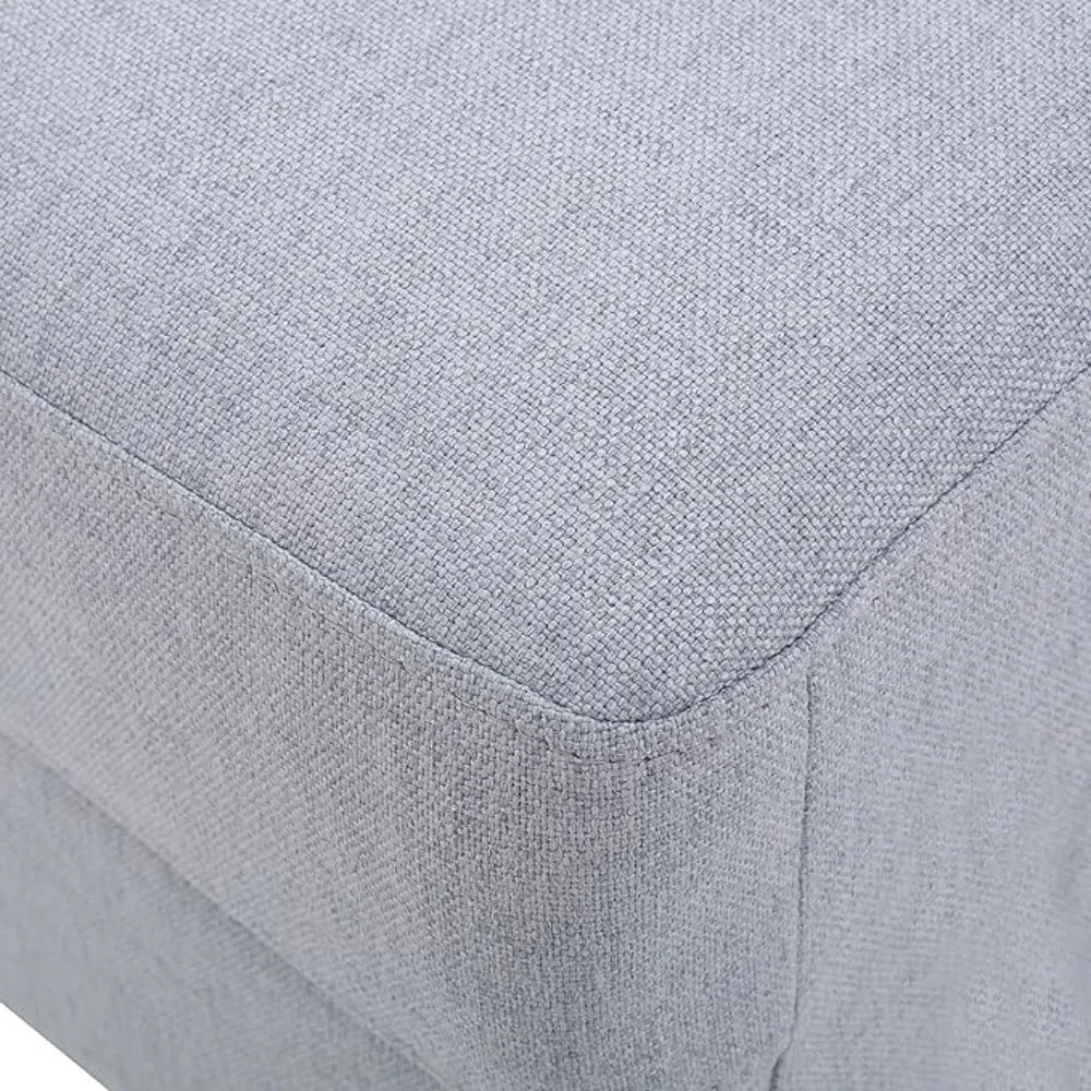 sofasSet, Modular Sectional Sofa with Reversible Chaises,Square Armrests and Comfortable Padded Backrests, L Shaped Corner Sofá - HOMELIVING