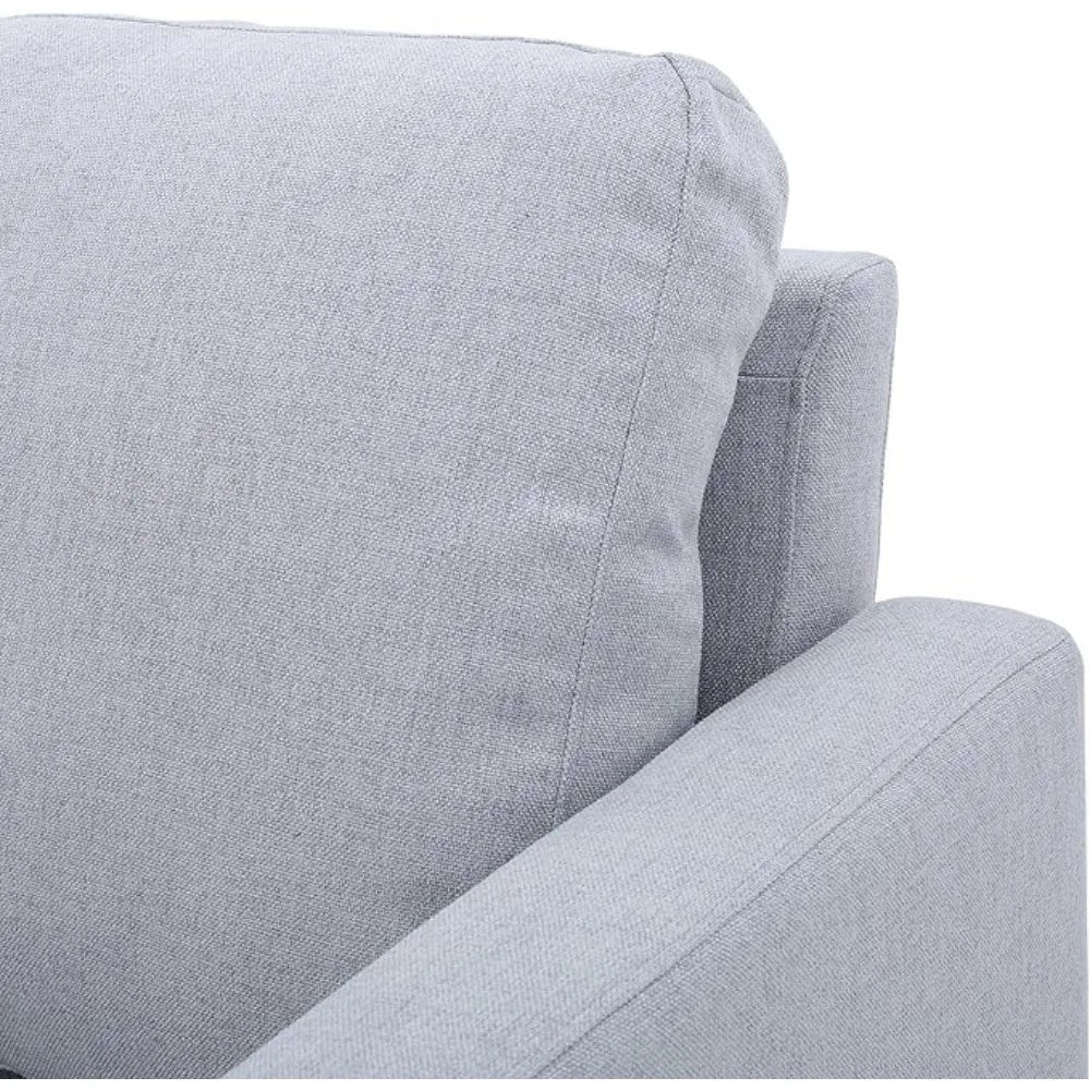 sofasSet, Modular Sectional Sofa with Reversible Chaises,Square Armrests and Comfortable Padded Backrests, L Shaped Corner Sofá - HOMELIVING