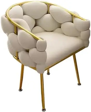 dining chair,Meal Chairs Upholstered Armless Dining Chairs with Metal Legs Modern Velvet Kitchen Chair Velvet Accent Side Chair - HOMELIVING