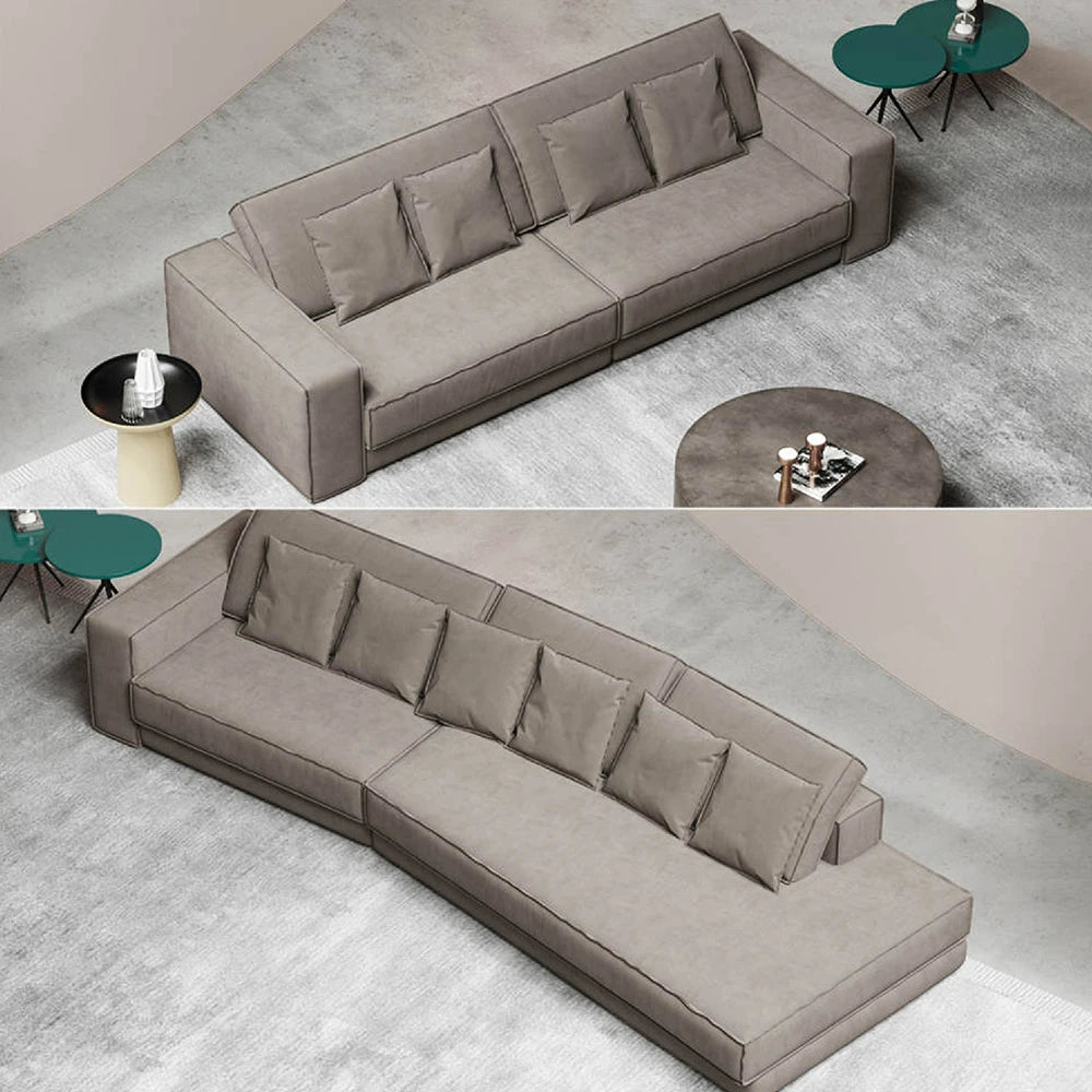 Serena Leather Living Room Set - HOMELIVING