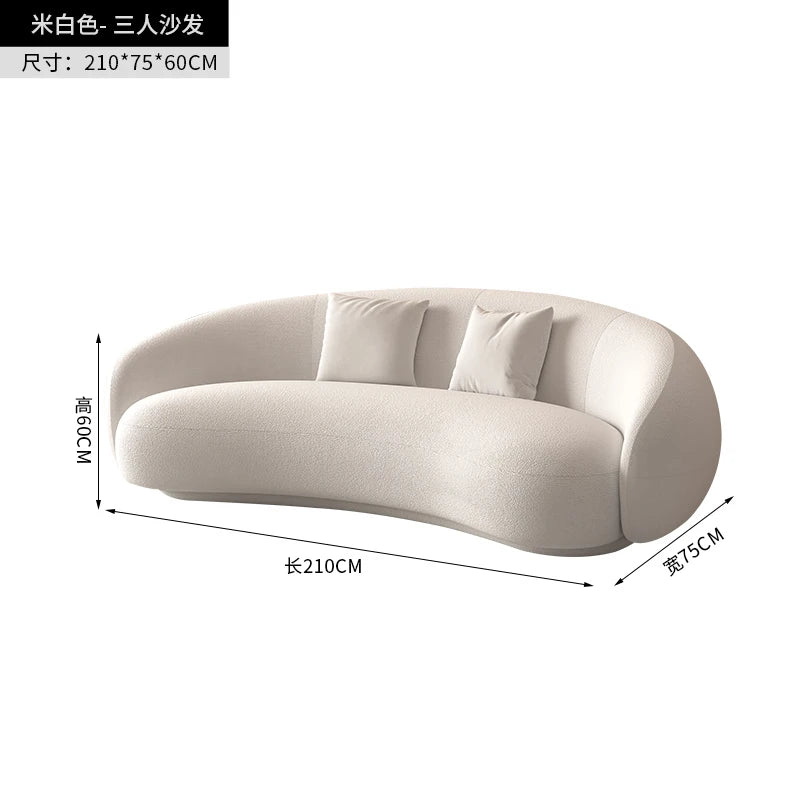 Corner Cloud Conference Tables Leather Children Mini Living Room Sofas Lounge Divano Postmodern Furniture - HOMELIVING