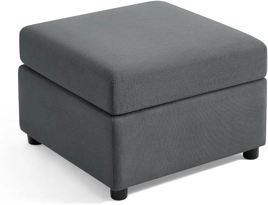 Modular Sectional Sofa with Storage, Washable Sectional Couch, Covers Changeable, Couch Ottoman to Extend Your Sofa - HOMELIVING