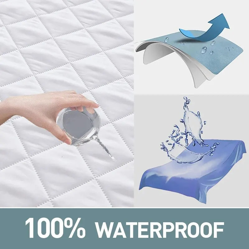 Fitted Waterproof Mattress Protector - HOMELIVING