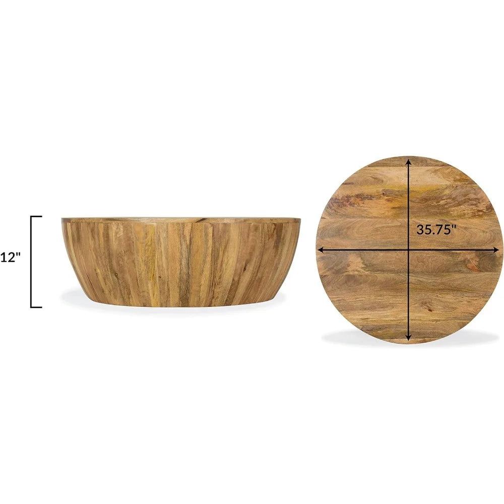 Goa Coffee Table, Natural - HOMELIVING