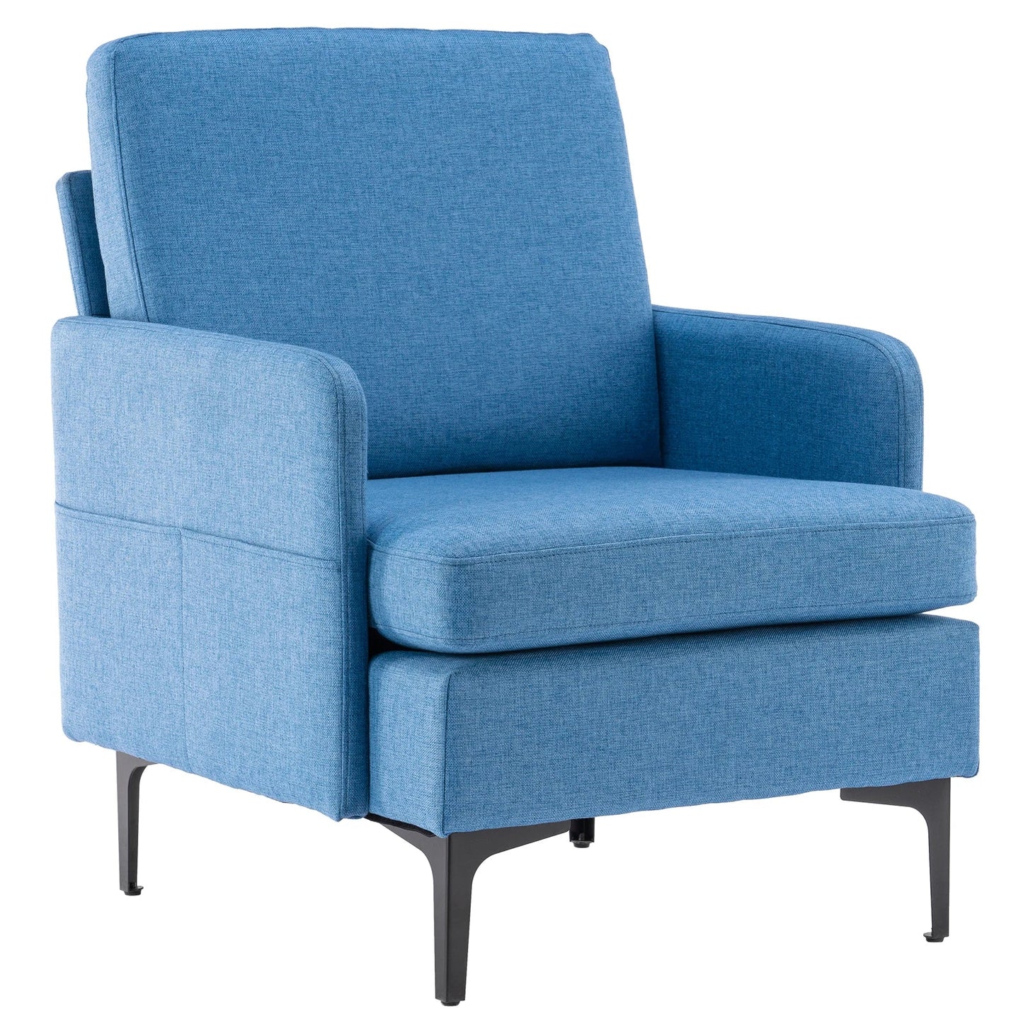 FCH Accent Chair Lounge Chair Comfy Single Sofa for Bedroom Living Room Guestroom Living Room Bedroom Furniture - HOMELIVING