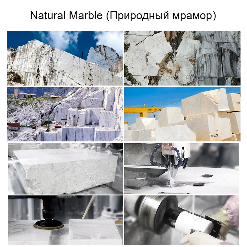 Luxury White Onyx Natural Marble Bathroom Set