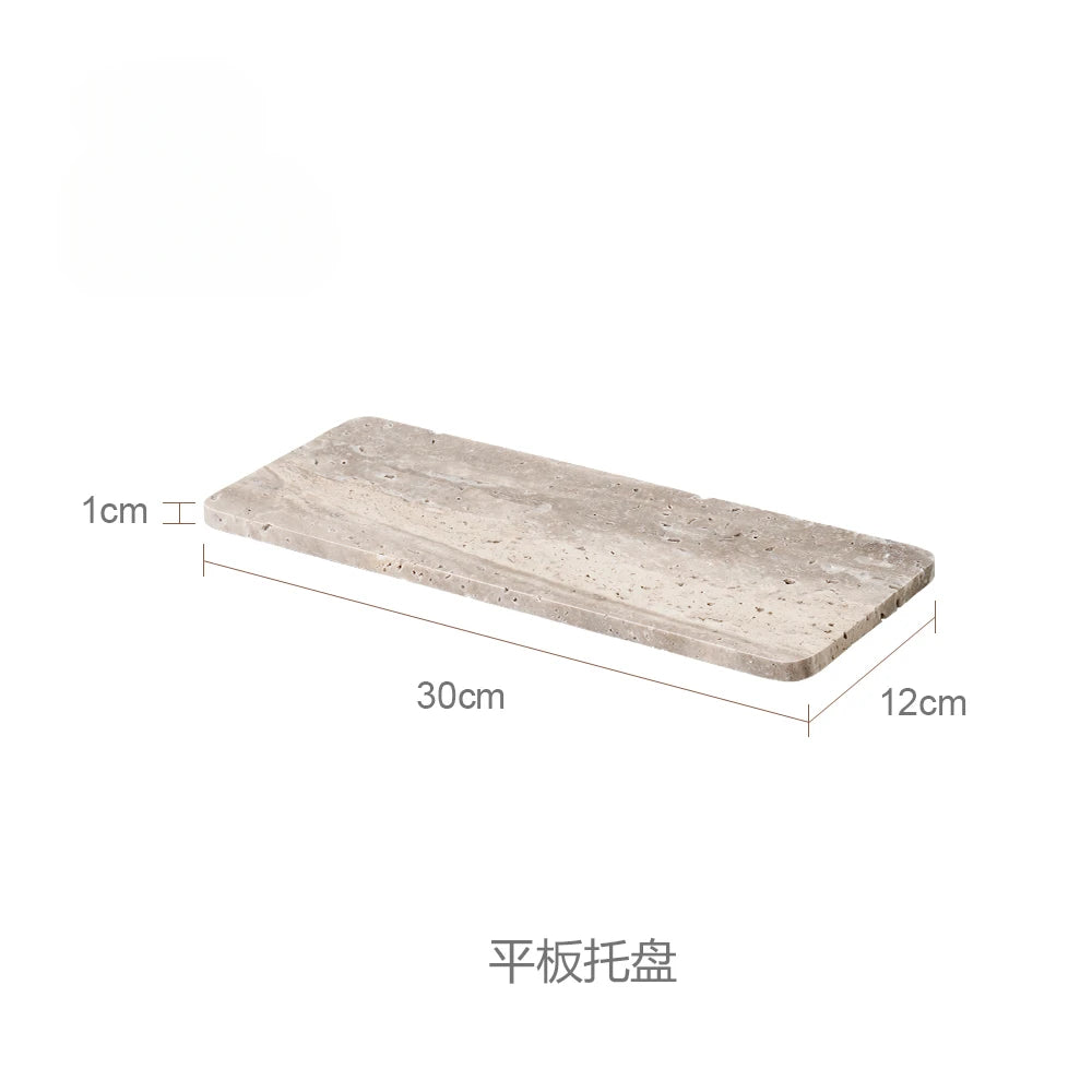 Wabi-Sabi Natural Silver Ash Cave Stone Bathroom Accessories Set