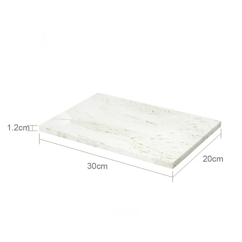 Beige Travertine Bathroom Set - Natural Marble Stone Accessories