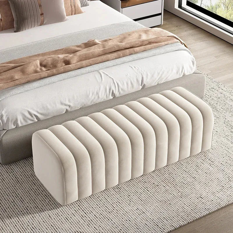 Nordic Shoe-changing Stool Home Furniture Doorway Ottoman Comfortable Soft Bag Bench Cloakroom Sofa Side Stools U - HOMELIVING